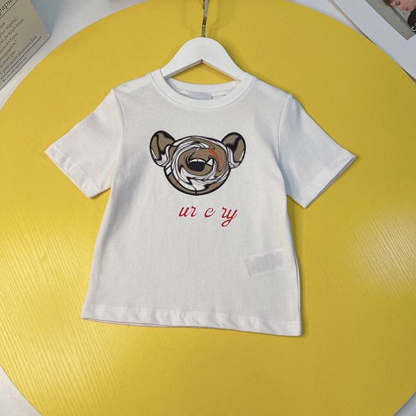 

Kids T Shirts Designers Baby Shirt Boys Girls Summer Cartoon Bear Tops Tees Kid Fashion Tshirts Chidlren Comfortable Casual Sports Wear Clothing CXD2404265-6, Brown