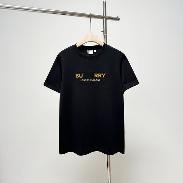 

Luxury T-Shirt Embroidery Letter Loose Women Short Sleeve Casual Tshirts Large Size M-XXL, Black1