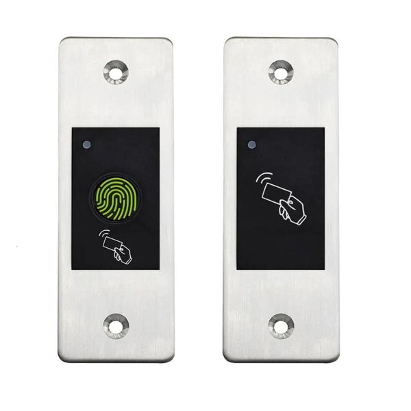 Door lock RFID metal fingerprint access scanner Mini metal IP66 waterproof embedded fingerprint reader 241125