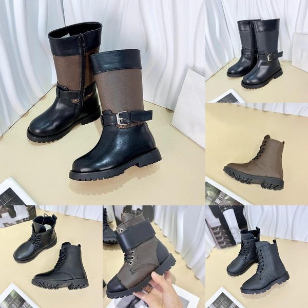 

brand Kids children Boots Chestnut Fur Slides Sheepskin Shearling Mules Womens Boys Girls Ultra Mini Platform Boot Slip-on Shoes Suede Fall Winter shoe top, Grey