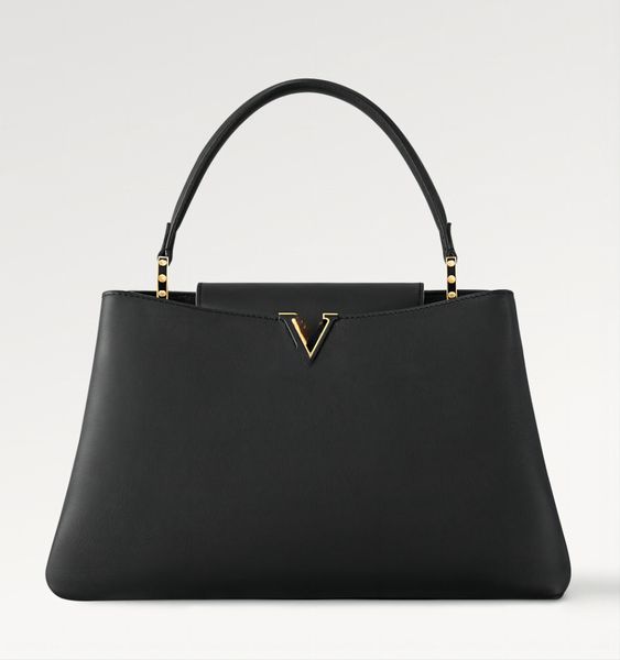 

Large Capacity Bags Women Handbags Soft Leather Big Business Designer Handbags Fashion Style Tote Bag Ladies, Black