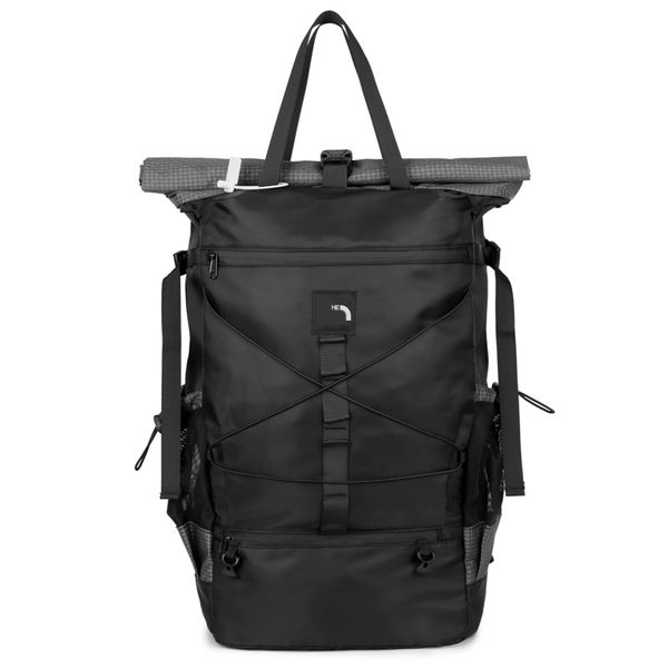 Large Capacity Roll Top Backpack, Travel Sport School Rucksack Backbag, Waterproof Oxford Fabric Back Pack ChaoBei816