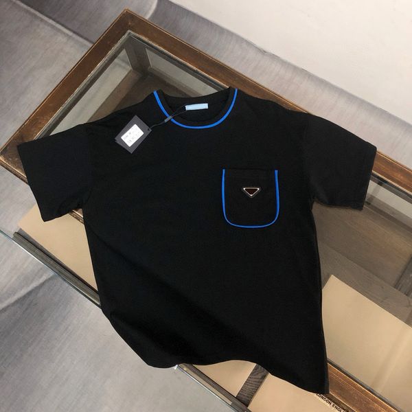 

Designer Mens Plus Tees Polos Round Neck Embroidered and Printed Polar Style Summer Wear with Street Pure Cotton 5r6h7, E2