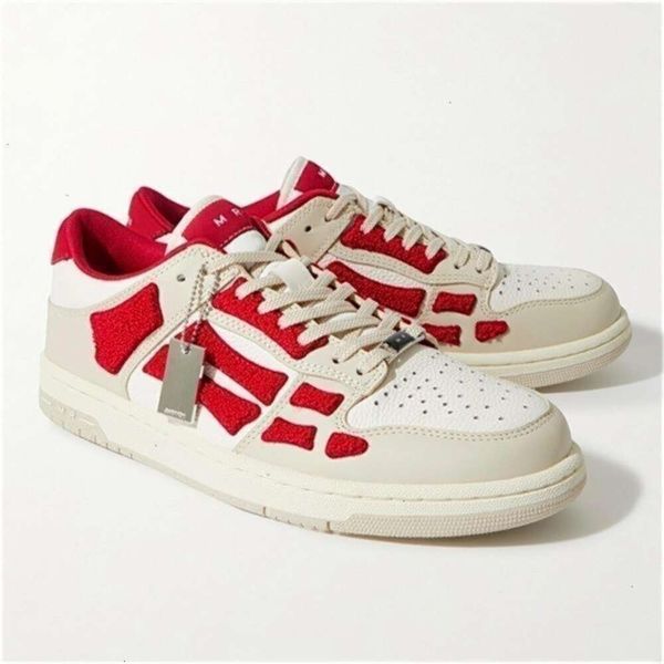 

Quality Top Mens Women Tennis Shoe Sneaker Skeleton Ami Luxury Flat Summer Casual Shoes 12 Color Loafers Hike Leather Designer Shoe Walk Low Lace Up Sports Run Trainer, 2_color