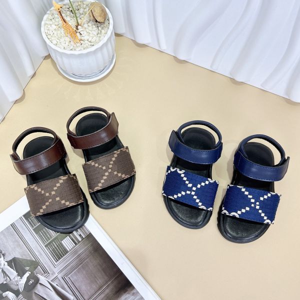 

high quality Girl Child Casual shoes Girls Beach Sandals New Non-slip Soft Bottom Breathable kids sandals, Brown