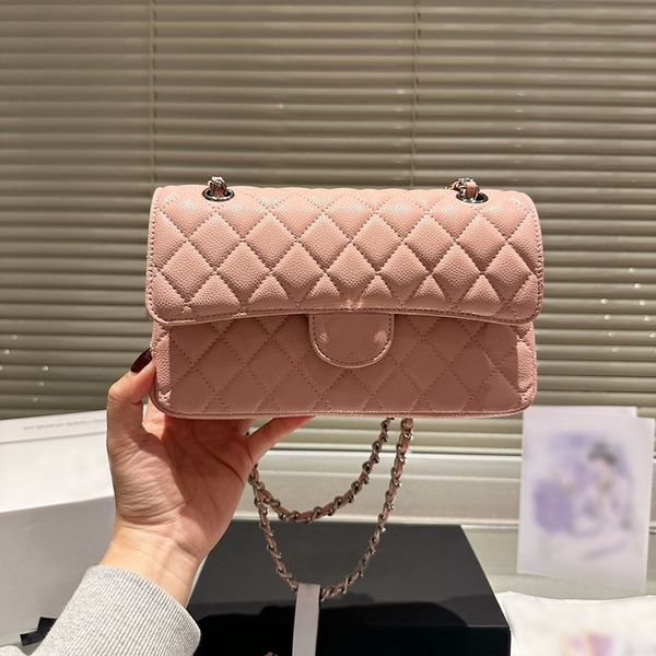 

Designers Womens Shoulder Bags Luxury Mini Gold and silver logo Chain Flap Bag Designer Purse Handbag High Quality Wallet Crossbody Purses Woman Luxurys handbags, Black