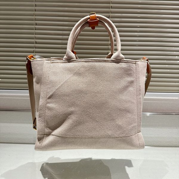 

Designer Bag Classic Tote Bag Large Capacity Handheld Bag 2024 New Luxury High Quality Fashion Versatile Design Luxury Bag Summer Canvas Bag, Khaki