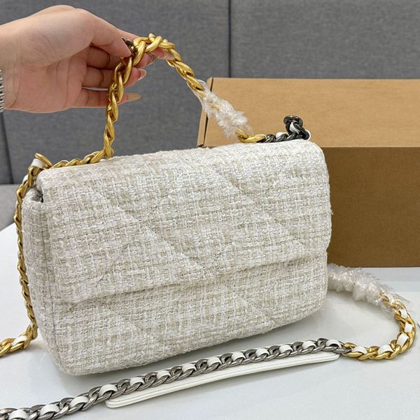 

Designer bags Classic Luxury Women Woolen Shoulder bag Classic Crossbody bag Travel bag Handbag Chain handbag Shopping Bag Large capacit Tote Fortune Bag 24m, Green