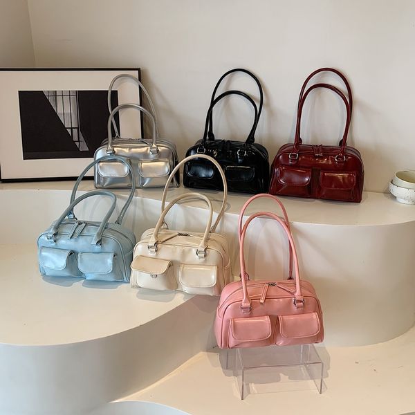 

Mirror One-Shoulder Bag Women To Use, Fashion Leisure Trend, Suitable For Going Out Shopping And Dating., Koujin-5615-lan