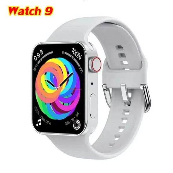

2024 Series 9 8 45mm 2.1 Men Women Watch Bluetooth Call Bracelet Wristband Wireless Charging Fiess Tracker Sport Smart watch IWO For Android IOS Watches