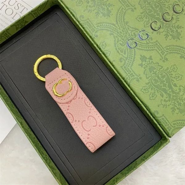 

Designer Keychain Classic Fashion Men Women purse Keychain luxury High Quality Leather Bag Lanyard Gold Plated Keychain Car Keychain