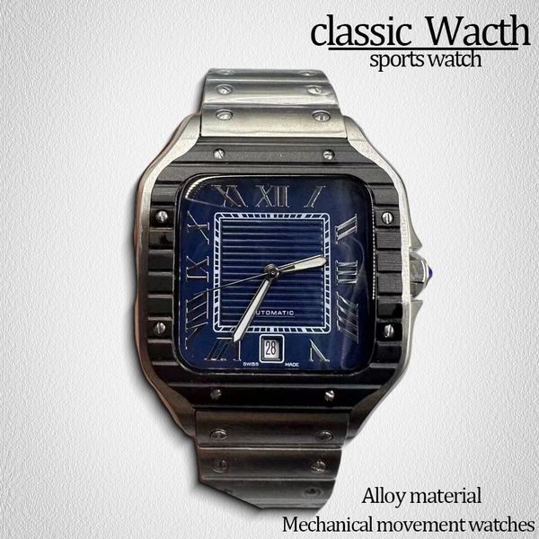 

watches men high quality movement watches 40MM Silver watchstrap Gold steel watch Stainless Steel Casual clasic Complete Calendar fashion watches designer Wacth