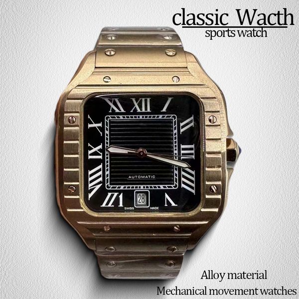

designer watches high quality movement watches luxury watch aaa Watch mens 40MM Silver watchstrap Stainless Steel Casual clasic Complete Calendar fashion watches