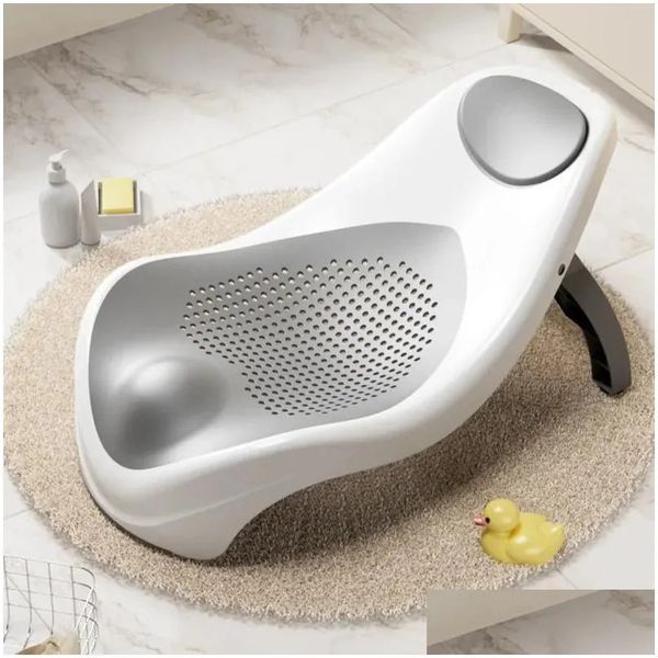 

Temperature Sensitive Foldable Baby Bathtub with Non-Slip Pad - Easy Setup for Parents
