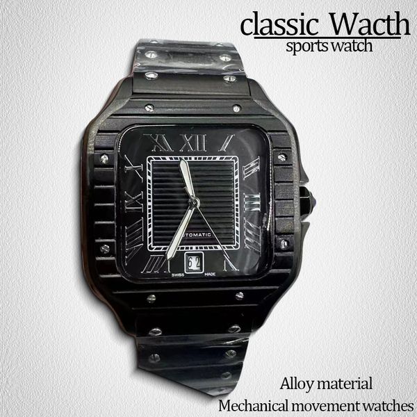 

watches men Watches high quality man Wristwatches Mechanical Automatic 40MM fashion gold watch Stainless Steel Casual classic luxury watch 40mm designer Watches, Silver