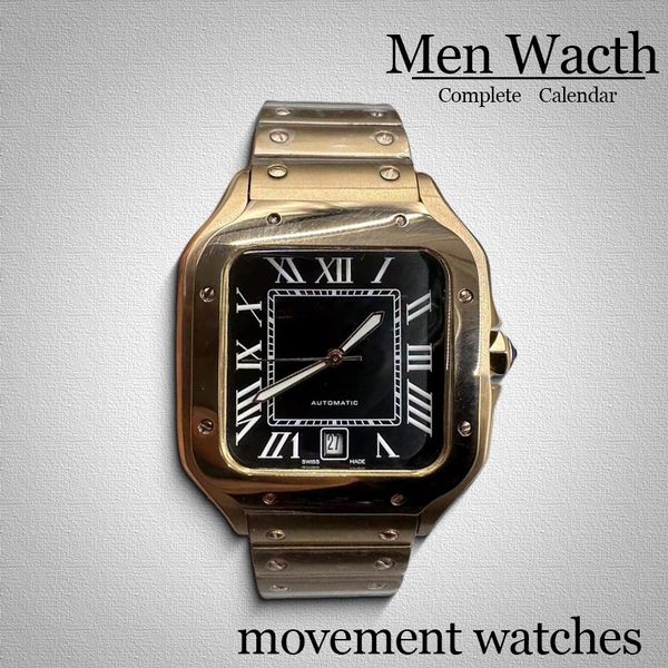 

luxurious automatic watch high quality mens watches Wristwatches Mechanical Automatic Stainless Steel Casual Complete Calendar 40MM wristwatch classic wacth, #13 bronze