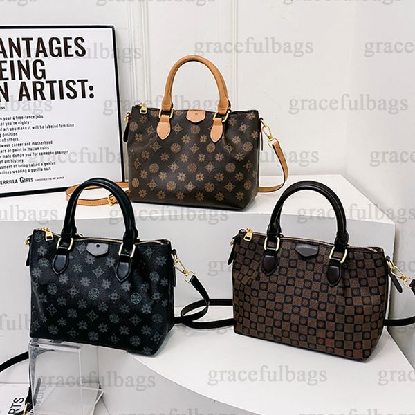 

Tote bag Designer Bags Women Shoulder Bag Hobos Purse Brown Old Flower The Tote Bag Letter Genuine Leather Bags Crossbody Handbag Lady Purse Luxury Female Bag, #1-old flower brown 27cm