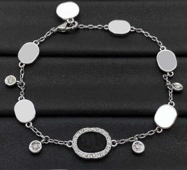 

Classic Bracelets Bangle Letter Chain Bracelet Titanium Steel Designer for Women Jewlery Gifts Girls Gold Silver Bracelet with Box 10A