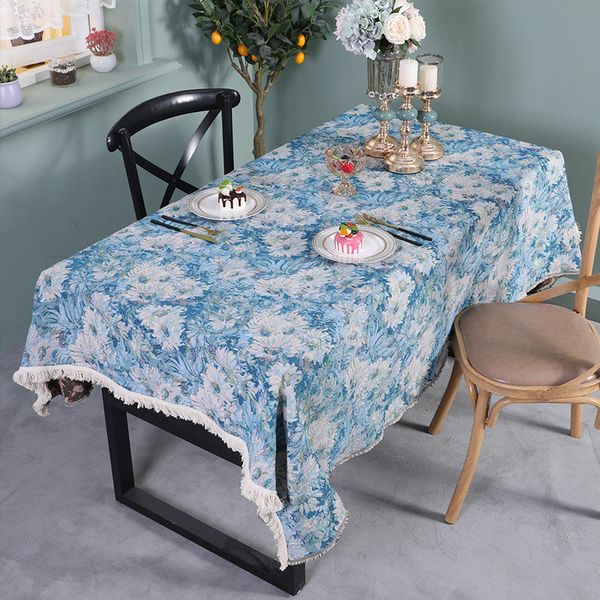 

W278 American style table runner high-end coffee table decoration cloth tablecloth