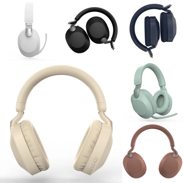 B2 Wireless BT Earphones Headphones Headwear Bass Game Headset with Mic 3.5mm Audio Wired Over Ear Bluetooth Headphones for Phone PC Laptop