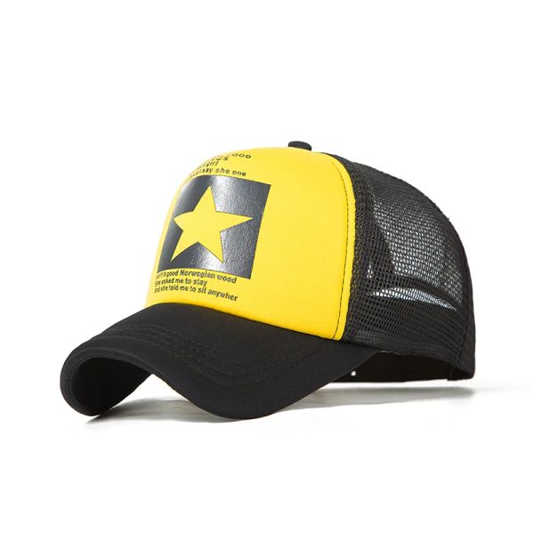 

2022 Fashion Baseball Cap Women Baseball Hat Breathable Mesh Cap Baseball Caps Hats for Men Gorras Casquette Golf cap, Yl bk