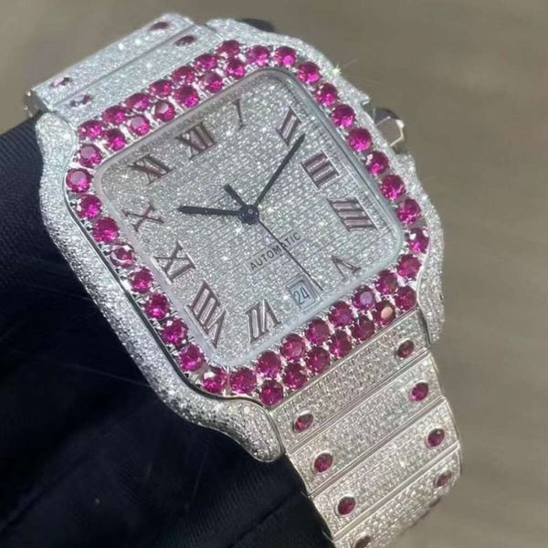 

Trending Hip Hop Customized Iced Out Lab Grown For Men VVS Diamond Watch Gift