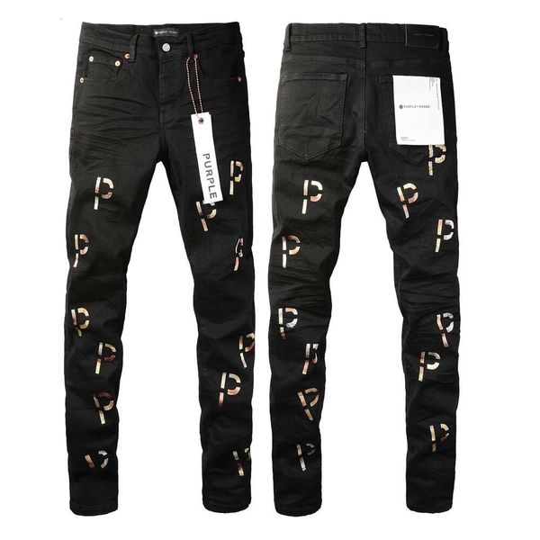 

purple jeans designer jeans for mens Straight Skinny Pants jeans baggy denim european jean hombre mens pants trousers biker embroidery ripped for trend -40 J9008, 9008