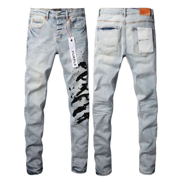 

purple jeans designer jeans for mens Straight Skinny Pants jeans baggy denim european jean hombre mens pants trousers biker embroidery ripped for trend 29-40 J7050, 7050