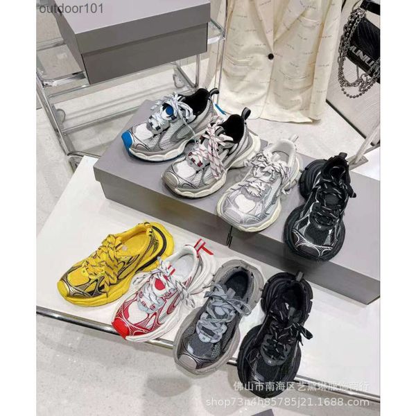 

2024 Paris Ninth Generation Dad Shoes Belenciaga Made Old Dad Shoes Xxxxl Paris Ninth Generation Jogging Dad Shoes, Yellow