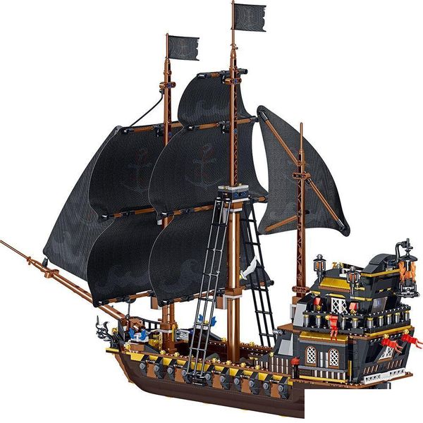 

Kids Blocks Toys Ship Model Moc Bricks The Boats Building Ideas Series Boat Boys Birthday Gifts 230718 Drop Delivery Dh7J4