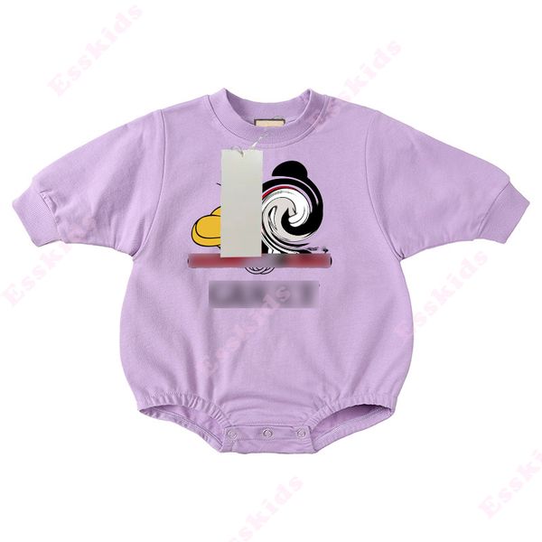 

G Designer Baby Onesies Bodysuit Newborn Clothes Romper Snap Easy Closure Rompers smekids-8 Boy GirlOveralls Clothes Jumpsuit Kids Bodysuit For Babies Outfit, Lavender