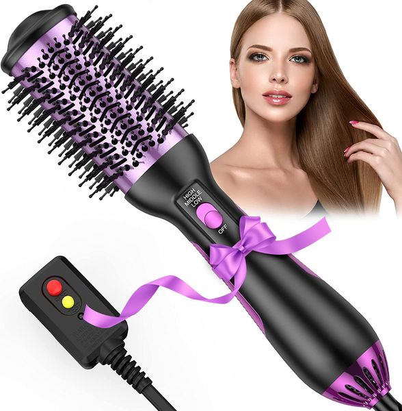 

Hair Brush Blow Dryer, One-Step Hair Dryer & Volumizer Styler for Drying, Straightening, Curling, Salon