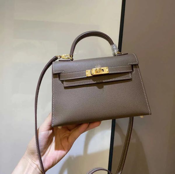 

S Womens Designers Bags 35cm Handbags Purses Shoulder Crossbody Messenger Cowhide Genuine Real Leather Fashion Large Tote Full-grain Litchi Clutch Bag, Khaki