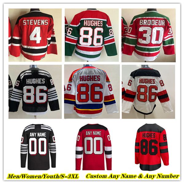 

2024 Stadium Series Hockey Jersey Luke Jack Hughes Jesper Bratt Nico Hischier Dougie Hamilton Tyler Toffoli Erik Haula Ondrej Palat Martin Brodeur Meier NJ DEVIL Kid, Men green