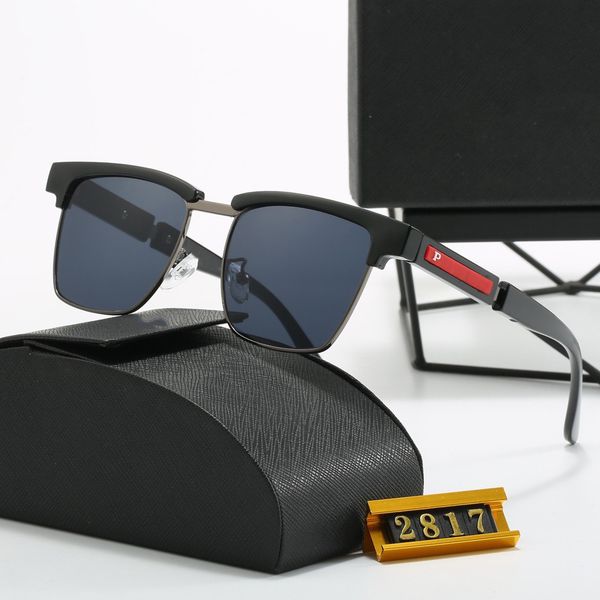

sunglasses for women designer sunglasses Prad Square metal frame sunglasses for men and women street photography sun glasses for classic travel fashion glasses