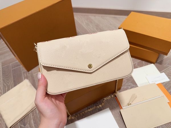 

2024 New classic trend fashion casual hand bill shoulder crossbody bag for women, Beige
