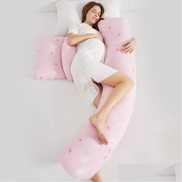 

Maternity Pregnancy Pillow U Shape Body Back Lumbar Support Cushion Cover Cotton Washable
