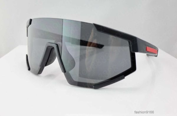 

designer Shield Sunglasses White Visor Red Stripe Mens Women Cycling Eyewear Men Fashion Polarized Sunglasses Outdoor Sport Running Glasses With Package