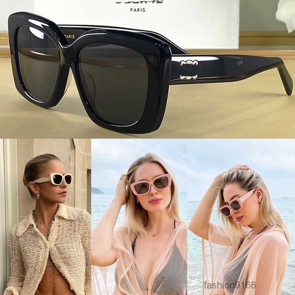 

Triomphe 04 Sunglasses Dual Color Fashion lady Designer Black Frame Arc de Triomphe Classic Tortoiseshell color Women Retro glasses 4S216 Arco di Trionfo