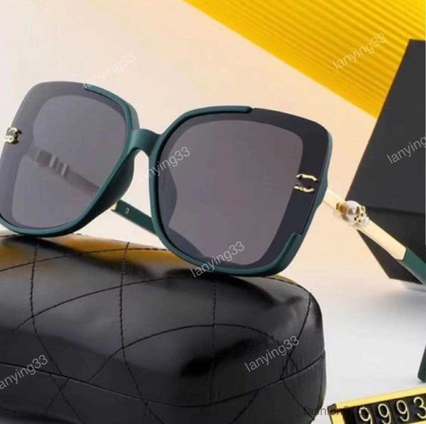 

Designer Channel cc Sunglass Cycle Luxurious Woman Mens Fashion Highdefinition Polarized Small Fragrance Pearl Inlaid Temperament Oversized Sunglasses U0525QF
