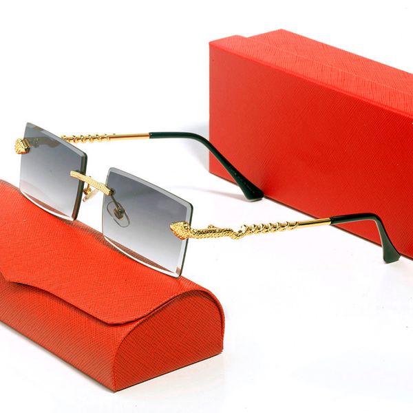 

Carti Sunglasses Designer Woman Mens Eyewear Unisex Color Snake Frame Anti-ultraviolet Optical Frames BlackTemples Accessories Female Eyeglasses Sonnenbrille