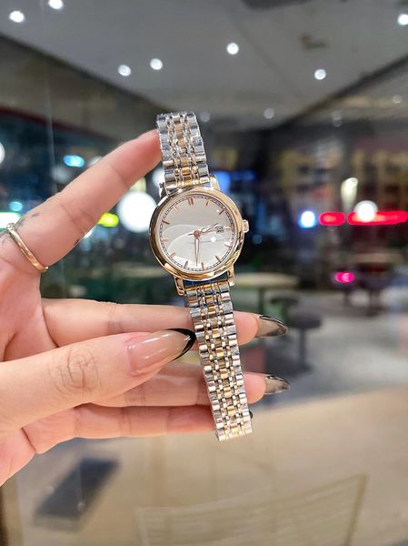 

New Fashionable lady's watch Imported quartz movement Diameter 32mm thick 5mm 316 stainless steel strap AAA, Multi-color