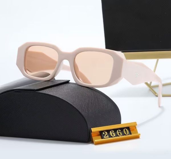 

Luxury designer sunglasses Man Women Rectangle sunglasses Unisex Designer Goggle Beach Sun Glasses Retro Frame Luxury Design With Box FYKFYF