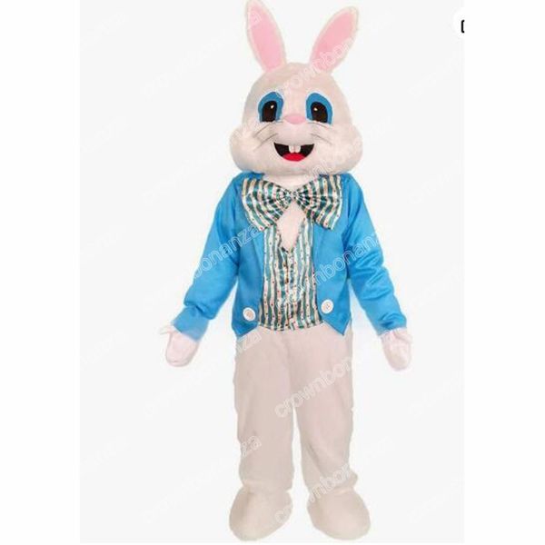 

Performance Bunny Rabbit Mascot Costumes Halloween Cartoon Character Outfit Suit Xmas Outdoor Party Outfit Unisex Promotional Advertising Clothings, As picture