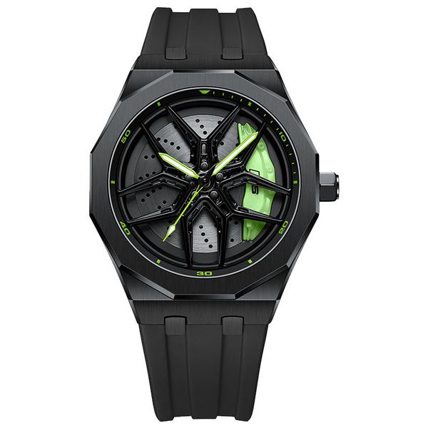 

A generation car modified wheel RSQ8 forging caliper night light waterproof men's watch