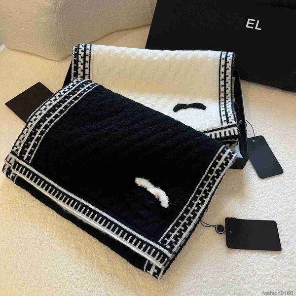 

luxury designer scarf Knitted insulation cashmere scarfs autumn and winter women warm men comfortable touch senior fashion process versatile size 35x190cm