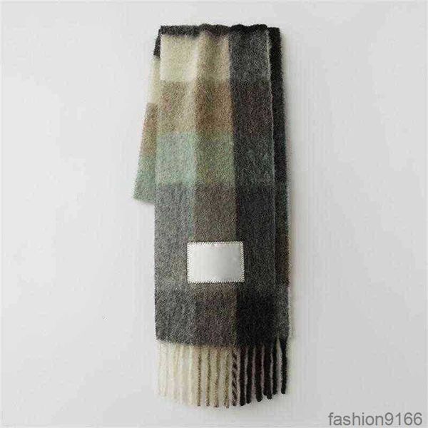 

Women Cashmere Classic Plaid Designer Scarves Soft Touch Warm Wraps with Tags Autumn Winter Scarf Long Shawls 35*250cm