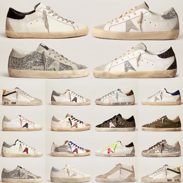 

Designer Shoes women brand men casual shoes new release luxury shoe Italy sneakers sequin classic white do old casual shoe lace up woman man unisex, Color#1