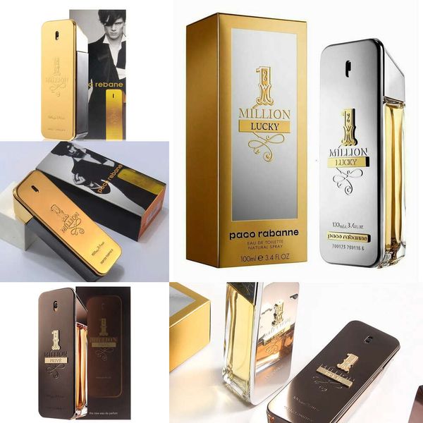 

Designer Brand Incense Cologne 1 Million Long Lasting Man Perfume Original Men's Deodorant 100ml Spary Fragrances 996
