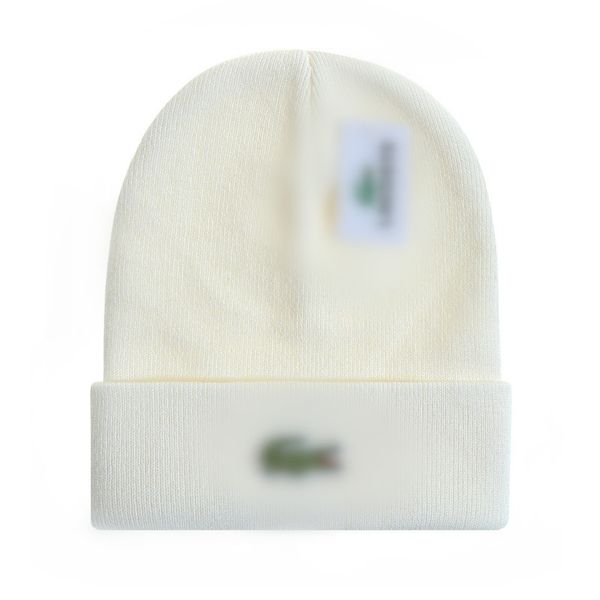 

.Latest Luxury Designer Beanie Hat Winter Bean Men's and Women's Fashion Crocodile Knitted Hat Autumn Wool Hat Fine Pattern z4